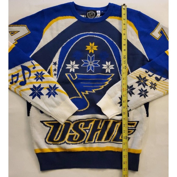 St. Louis Blues T.J. Oshie NHL Christmas sweater Size Large - Picture 8 of 13